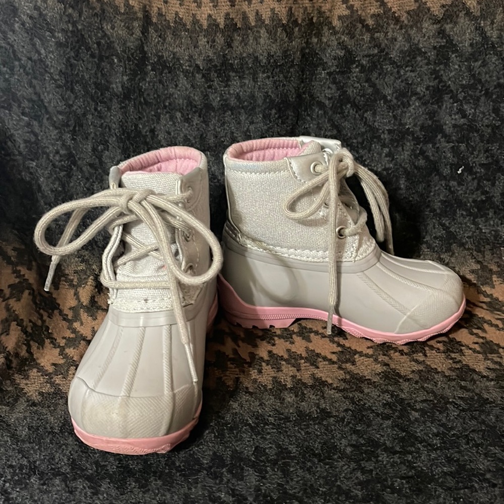 Toddler Sperry Top Sider duck boots!